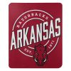 Arkansas OFFICIAL NCAA "Campaign" Fleece Throw Blanket; 50" x 60"