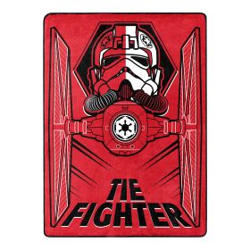 Star Wars; Tie Fighter Silk Touch Throw Blanket; 46" x 60"