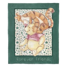 Winnie the Pooh; Forest Joy Aggretsuko Comics Silk Touch Throw Blanket; 50" x 60"