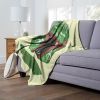 Star Wars; Boba Fett Decorated Helmet Aggretsuko Comics Silk Touch Throw Blanket; 50" x 60"