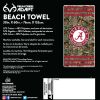 Alabama OFFICIAL NCAA Realtree "Stripes" Beach Towel; 30" x 60"